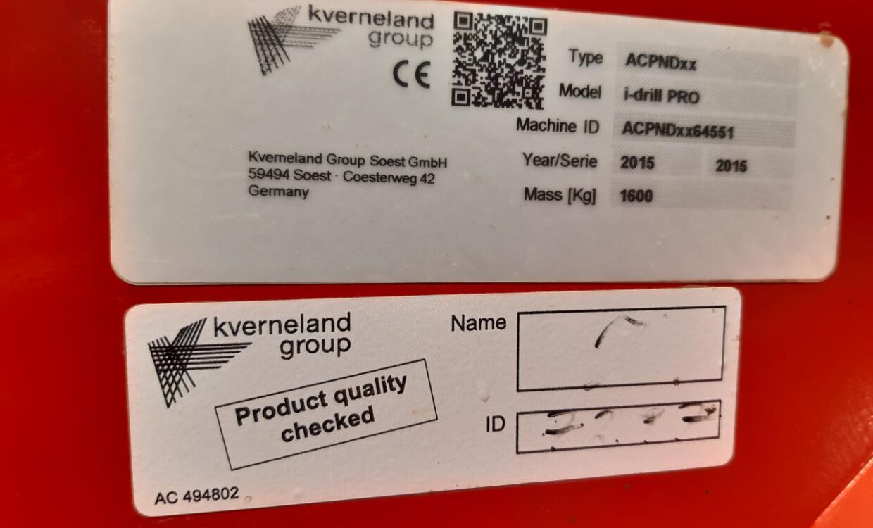 Kverneland I-DRILL PRO CX2