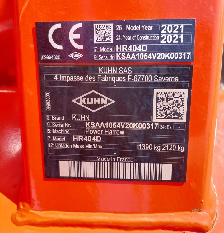 Kuhn Sitera 4000 / HR 404