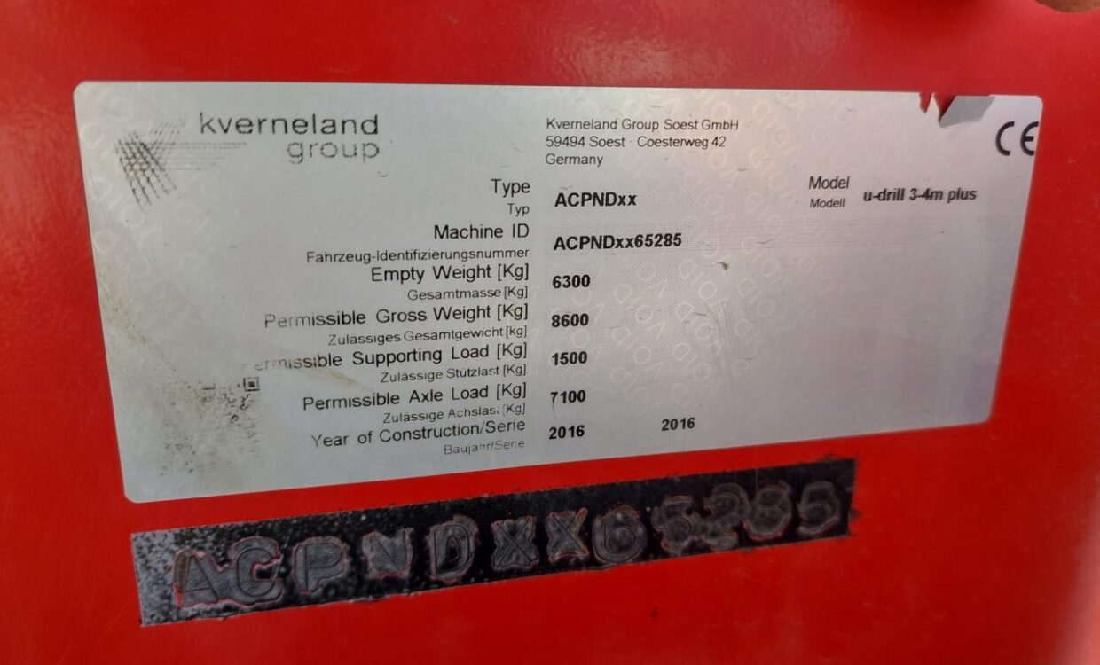 Kverneland U-Drill Plus 4000 med A-Drill