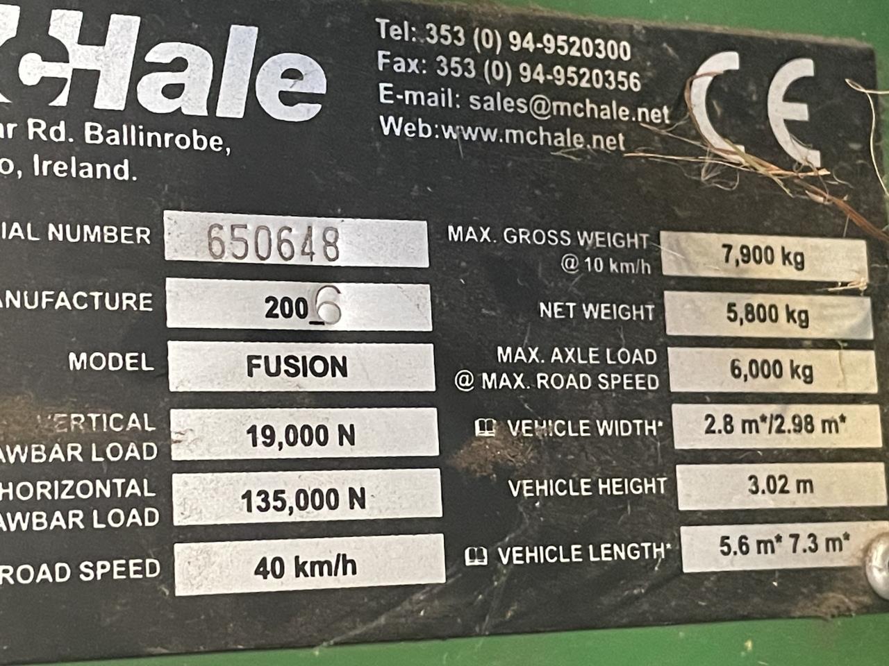 McHale Fusion med indpakker