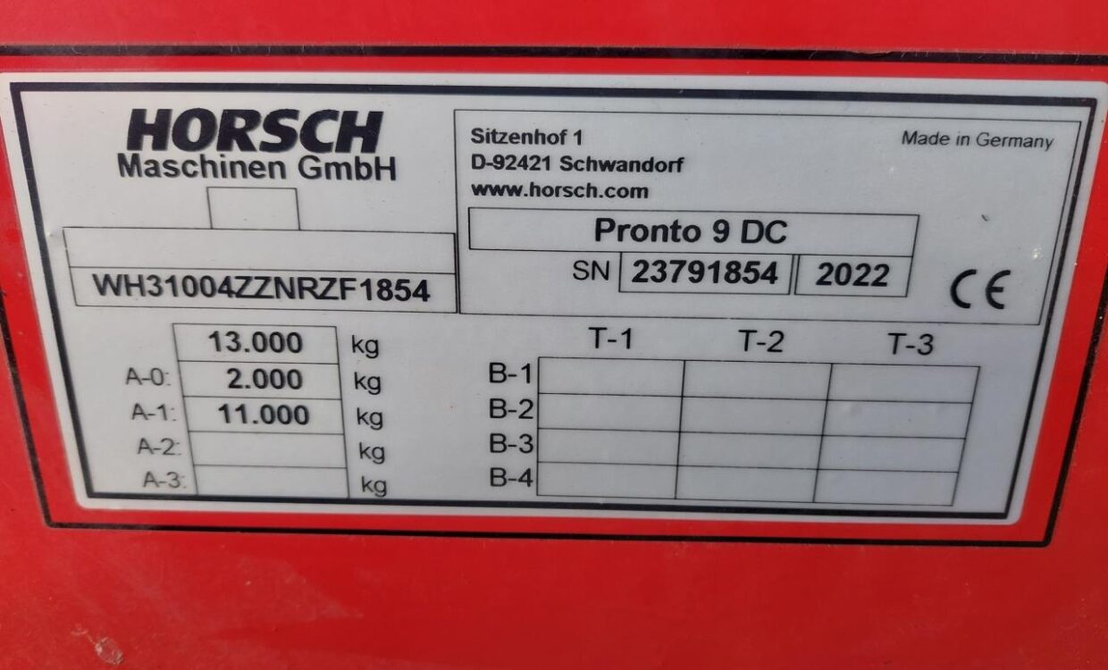 Horsch Pronto 9 DC GnF (DK-Edition)