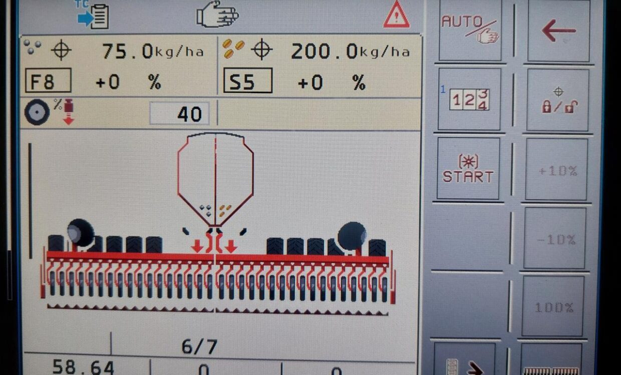 Kuhn ESPRO 4000 RC med frø-udstyr