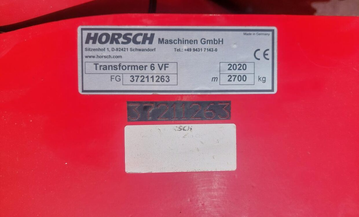 Horsch Transformer 6 VF