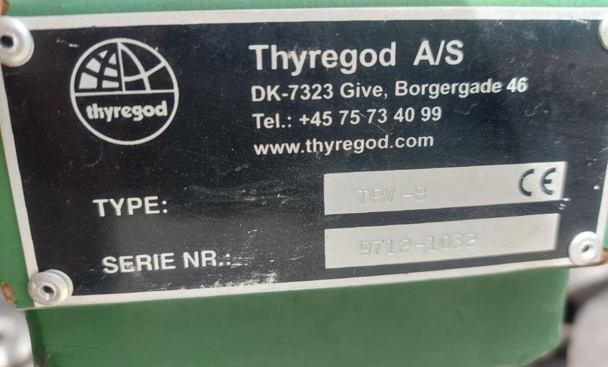 Thyregod TRV 8 med frøudstyr