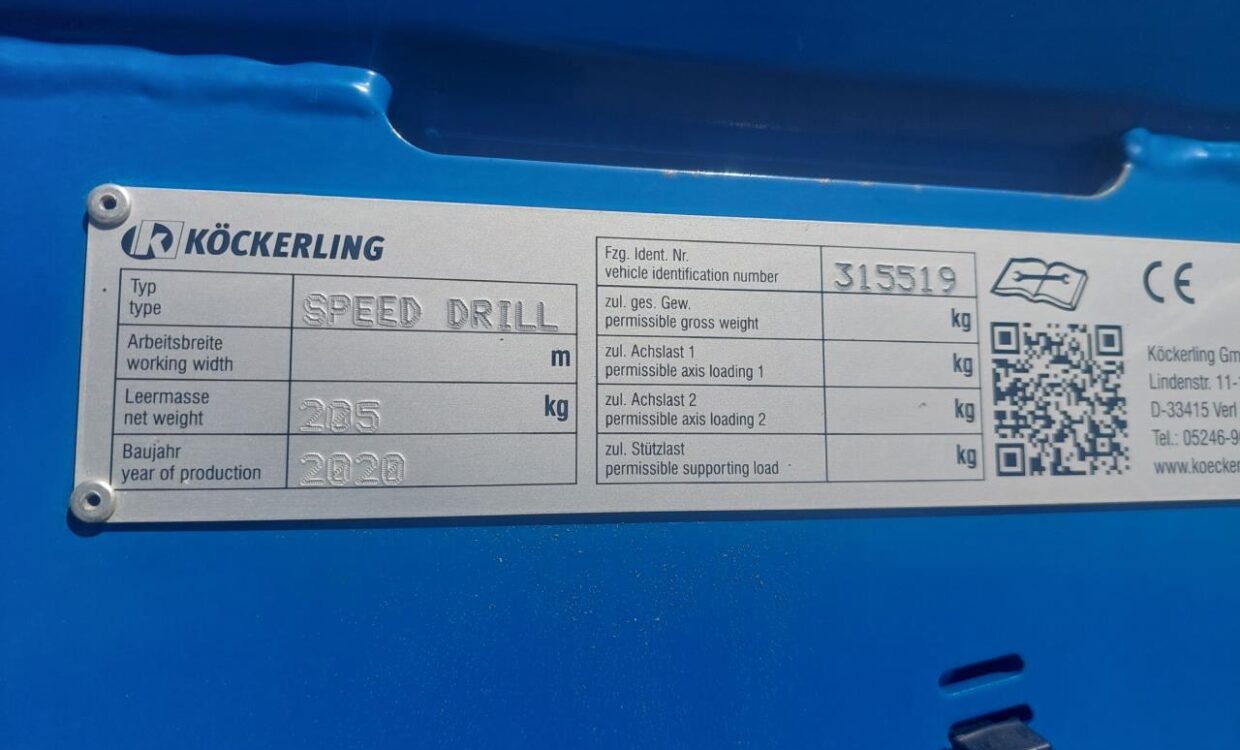 Köckerling SpeedDrill - ISO-BUS