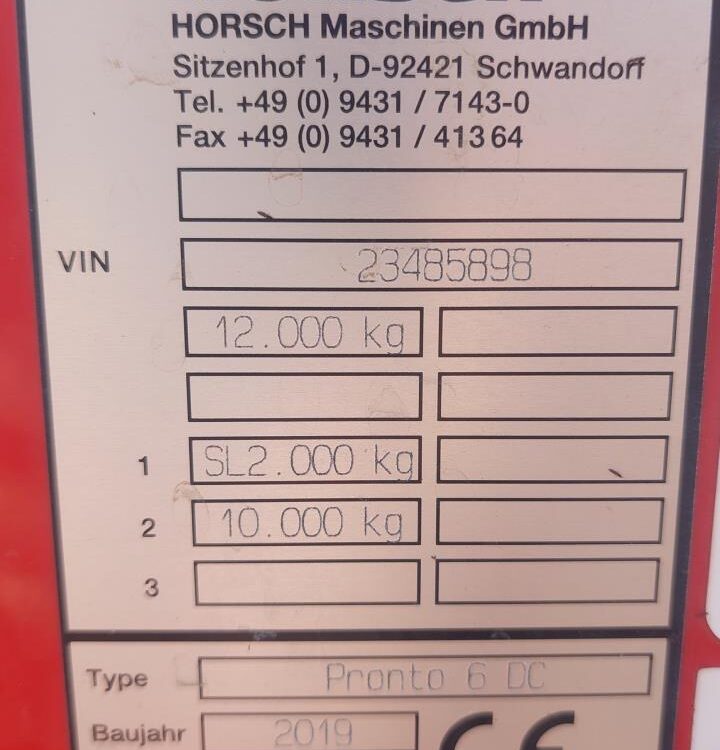 Horsch Pronto 6 DC PPF