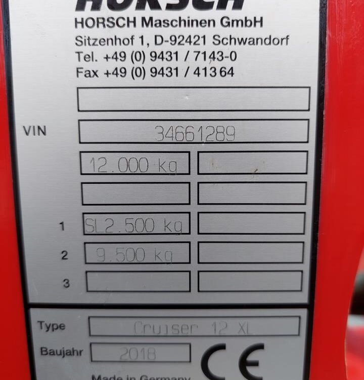 Horsch Cruiser 12 XL