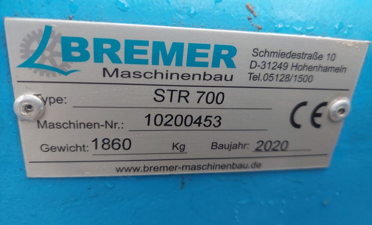 Bremer STR 700 Halmstrigle