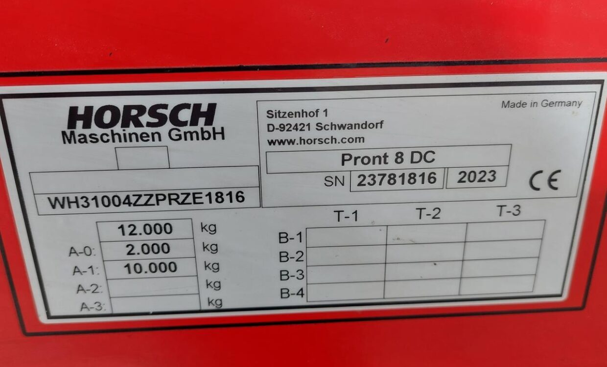 Horsch Pronto 8 DC GnF med DuoDrill