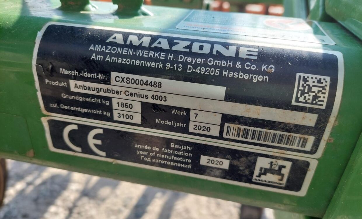 Amazone Cenius 4003