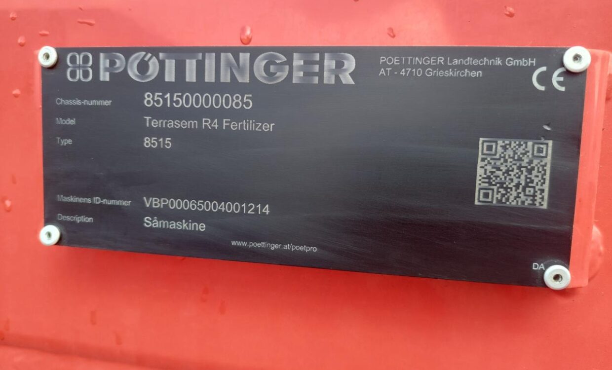 Pöttinger Terrasem R4 Fertilizer