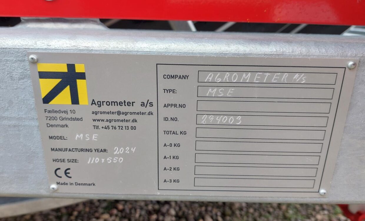 Agrometer MSE 110 X 550