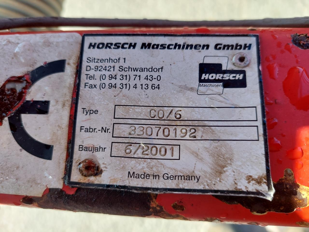 Horsch Airseeder 6 CO