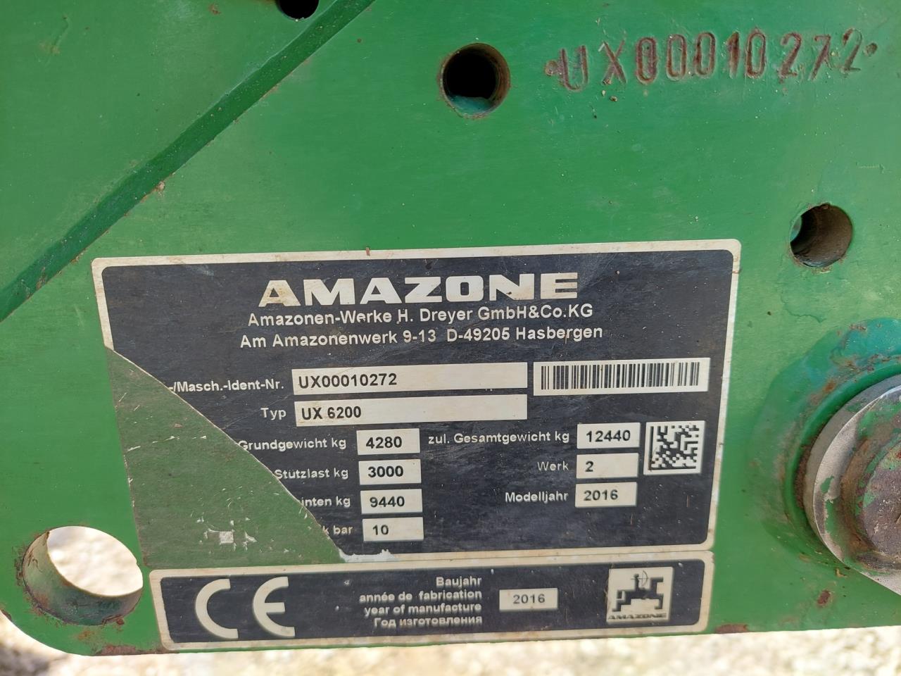 Amazone UX 6200 Super 28-30 M