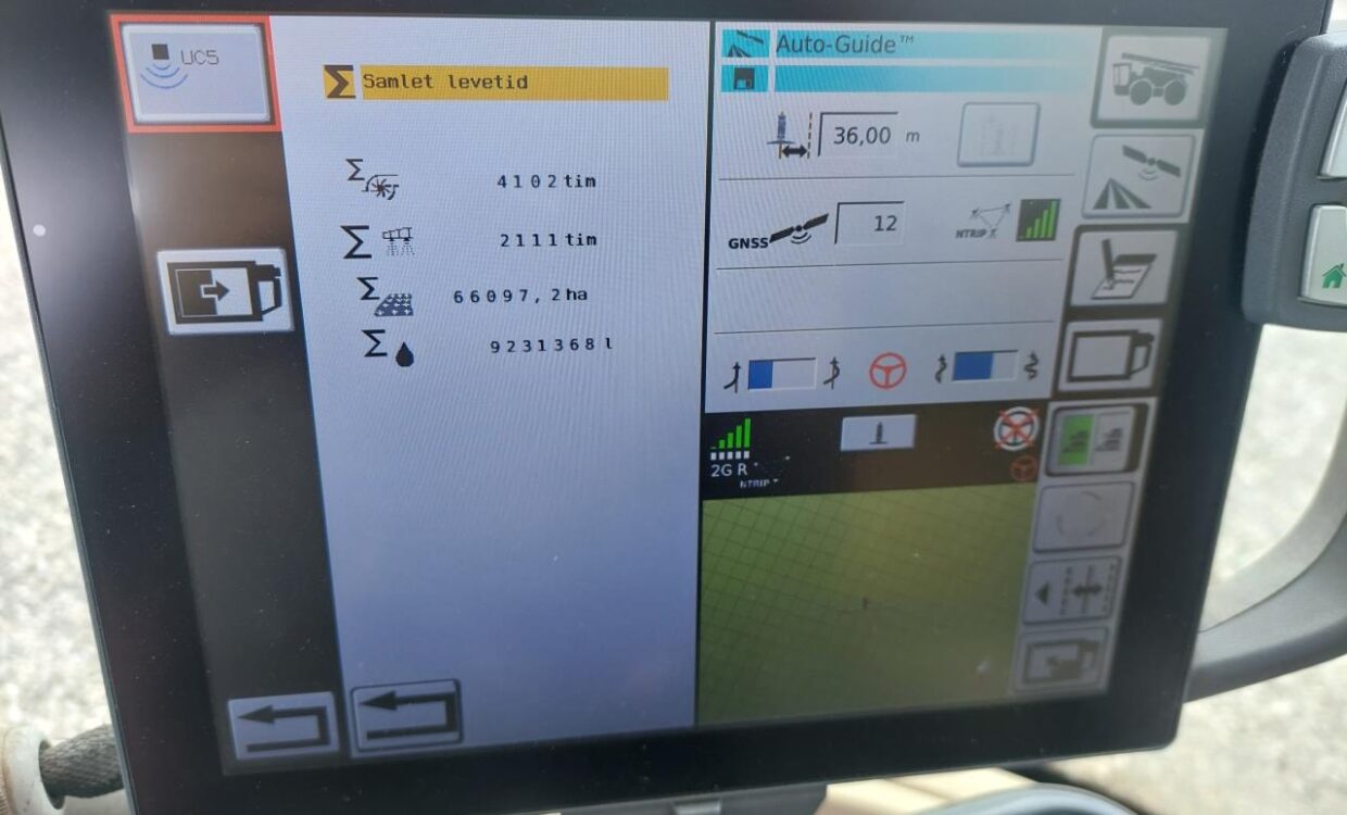 Challenger Rogator 655 B med GPS