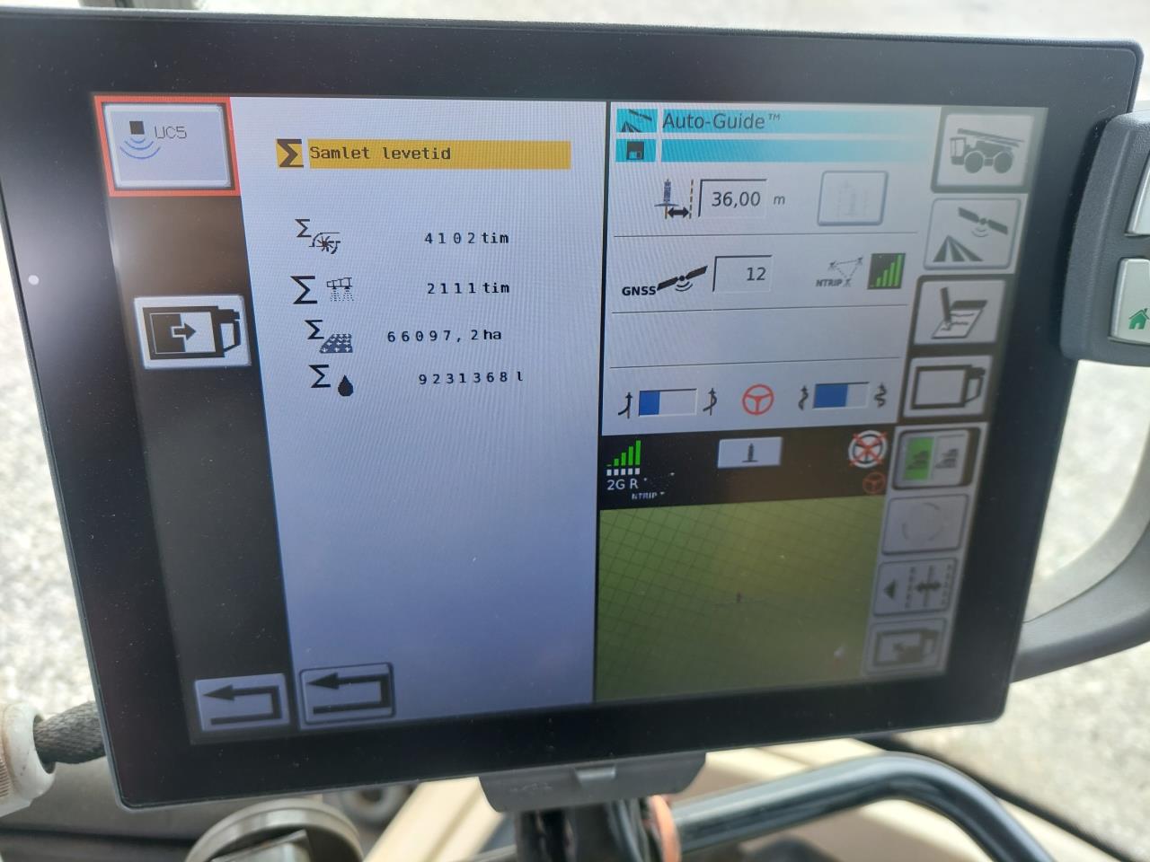 Challenger Rogator 655 B med GPS