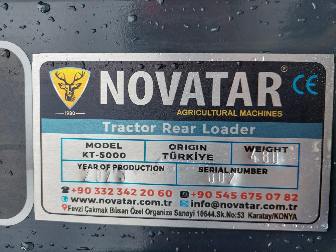 Novatar KT-5000 sække/balleløfter