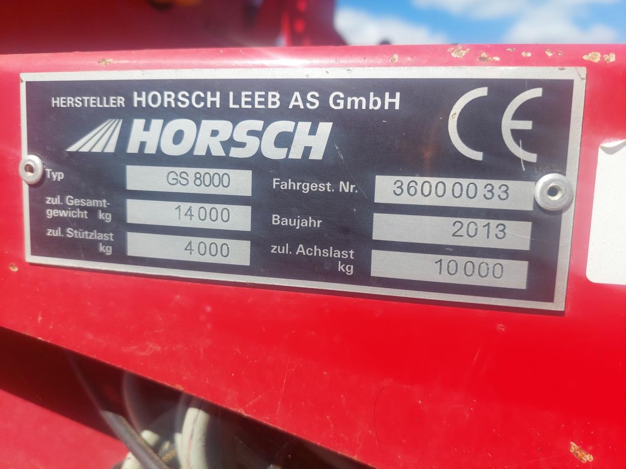 Horsch Leeb GS 8000