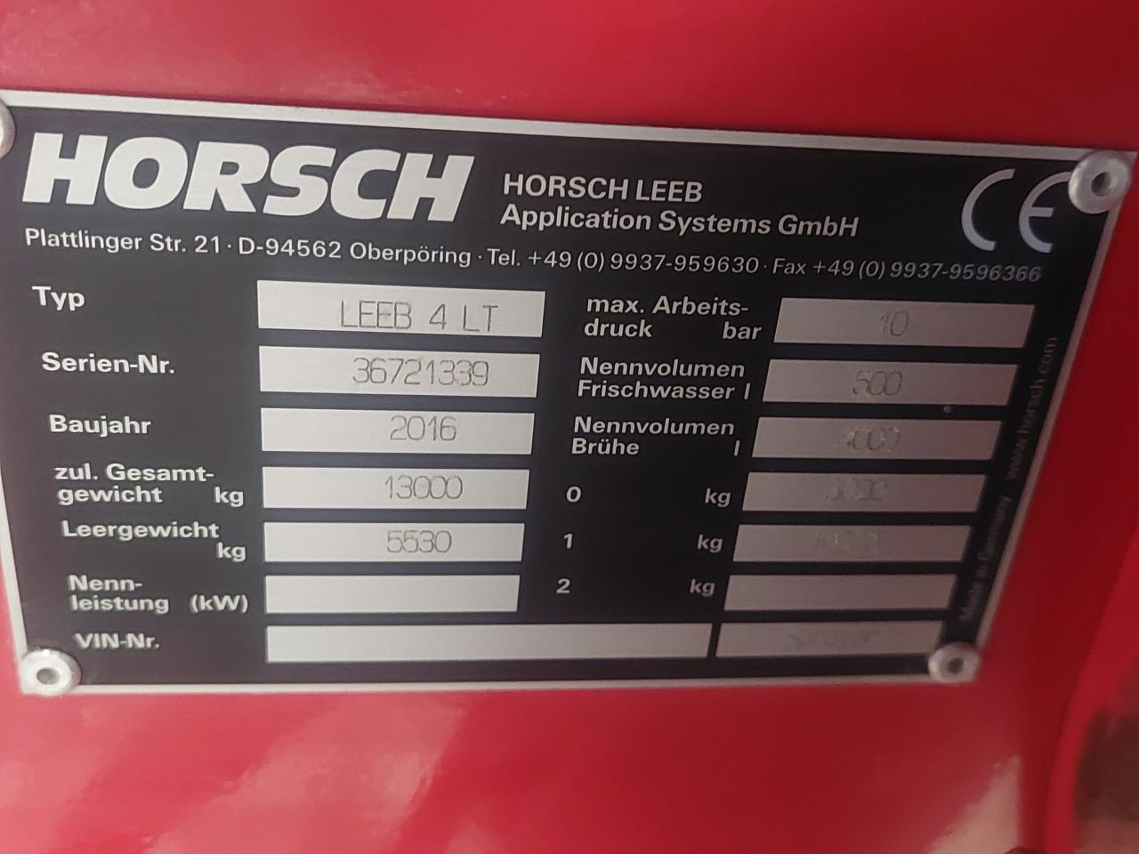 Horsch Leeb 4 LT - 28m