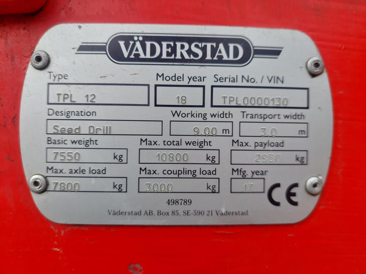 Väderstad Tempo L 12