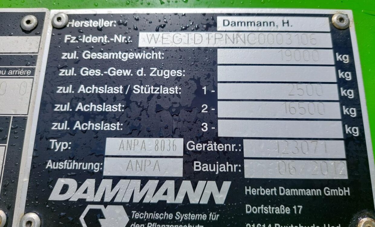 Dammann ANPA 8036 Profi Class