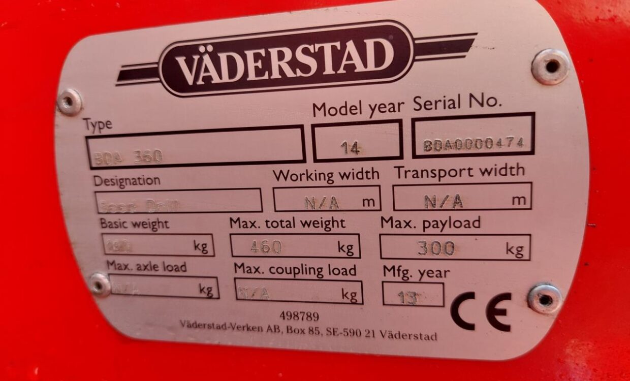 Väderstad Spirit 600 C med Biodrill 360