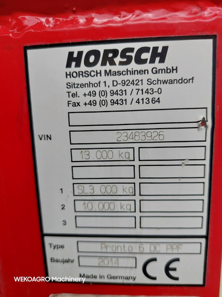 Horsch Pronto 6 DC PPF