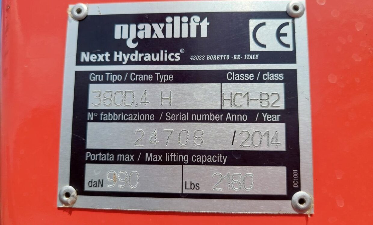 Hymaco Maxilift M380 med liftarme