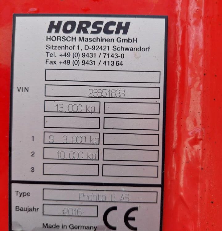Horsch Pronto 6 AS PPF med Duodrill