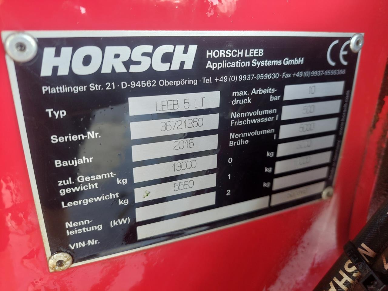 Horsch Leeb 5 LT - 30m
