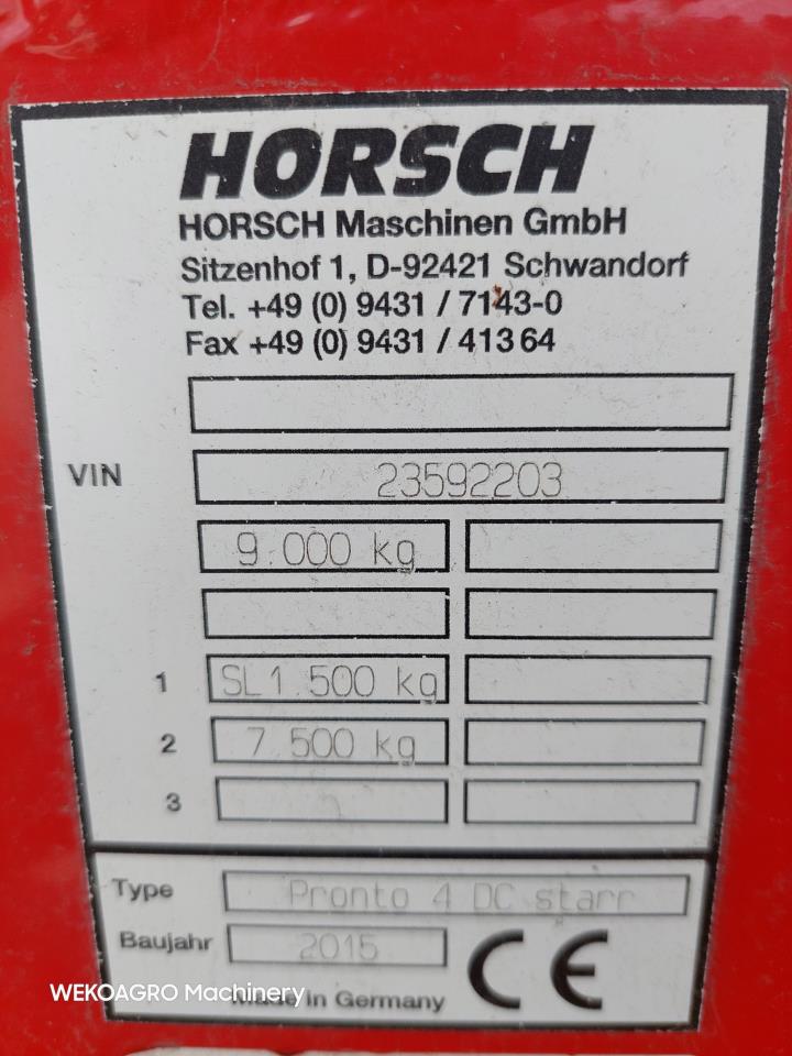 Horsch Pronto 4 DC PPF med DuoDrill
