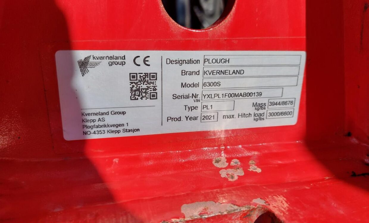 Kverneland 6300S Variomat 7 furet