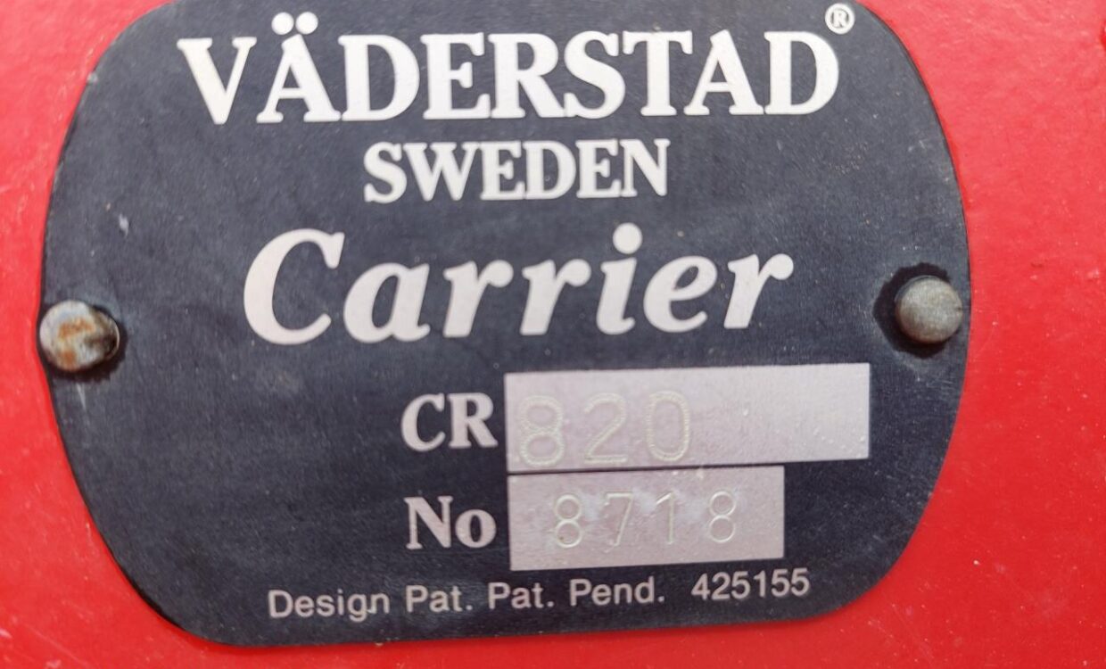 Väderstad Carrier 820 tallerkenharve