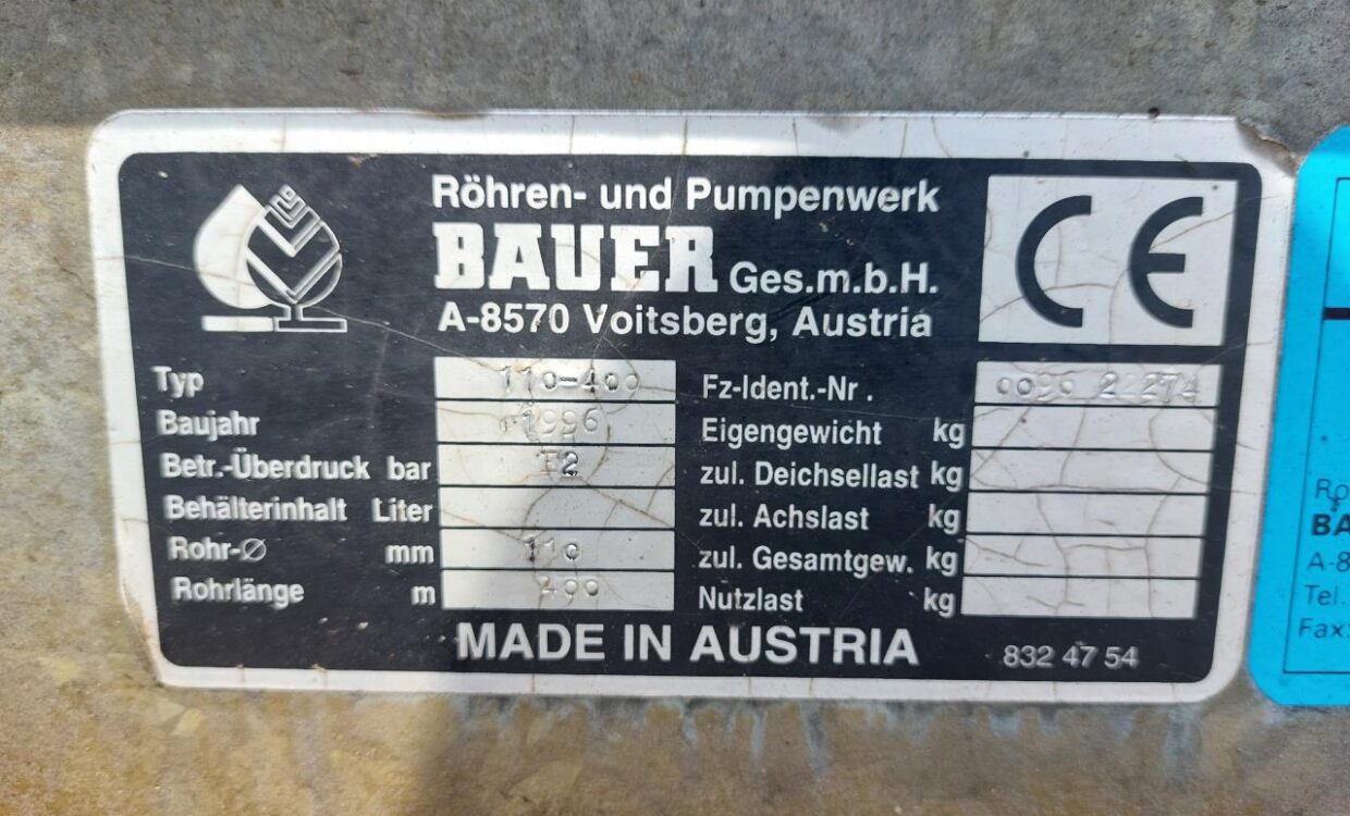 Bauer E2 110 X 400