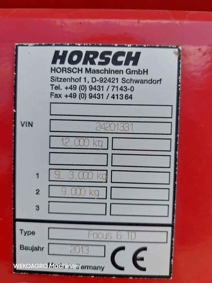 Horsch Focus 6 TD med DuoDrill