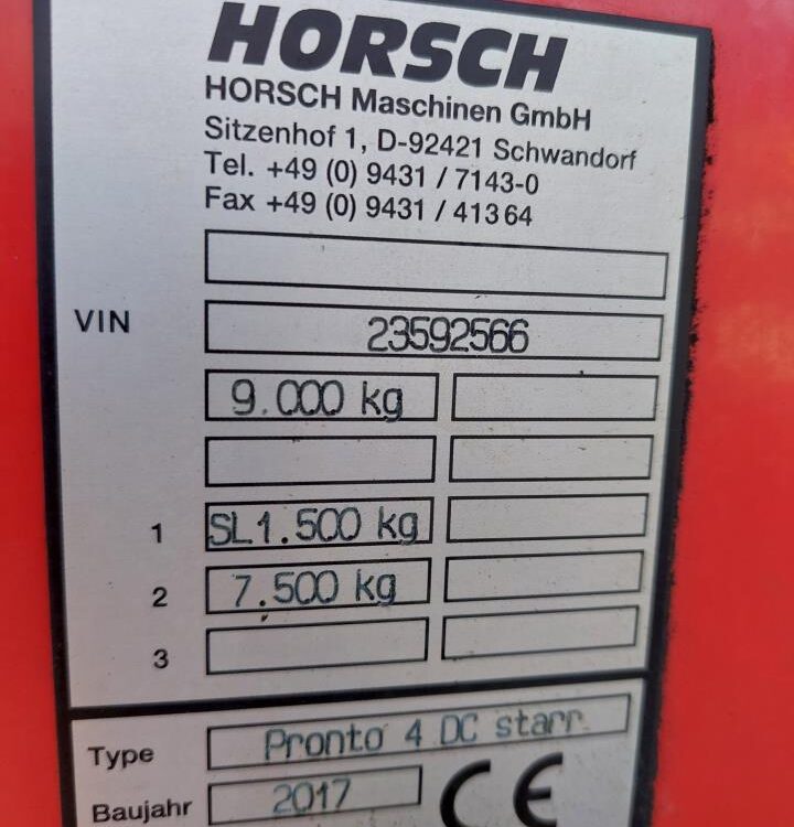 Horsch Pronto 4 DC GnF DuoDrill/Mono