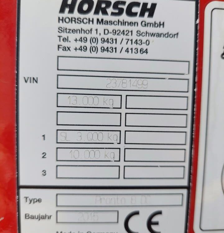 Horsch Pronto 8 DC GnF med DuoDrill