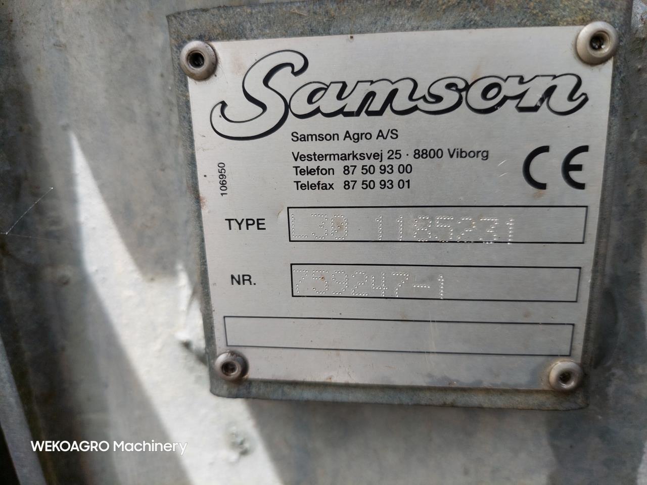 Samson CM 7,5m med frø-udstyr