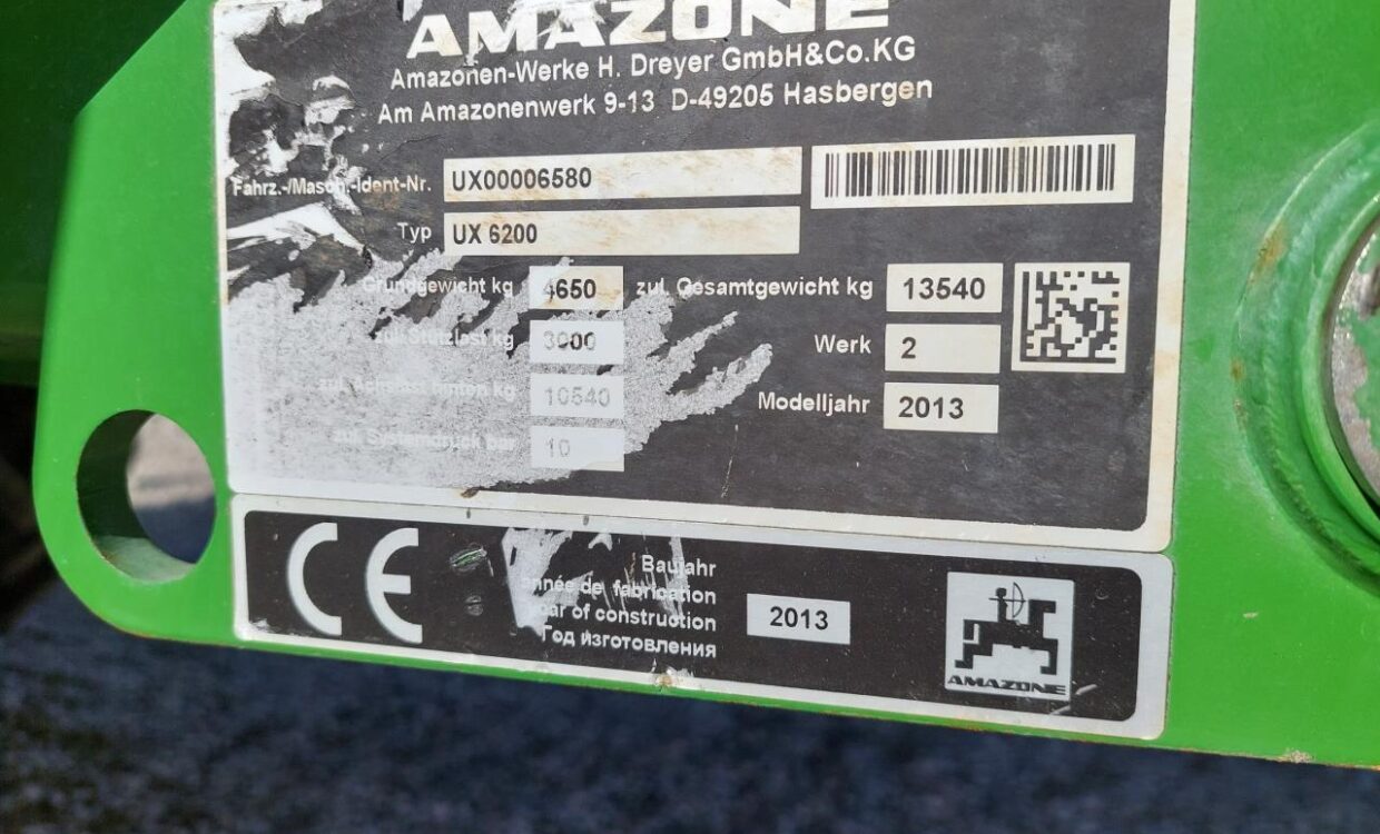 Amazon UX 6200 Super 36-24 m mit GPS