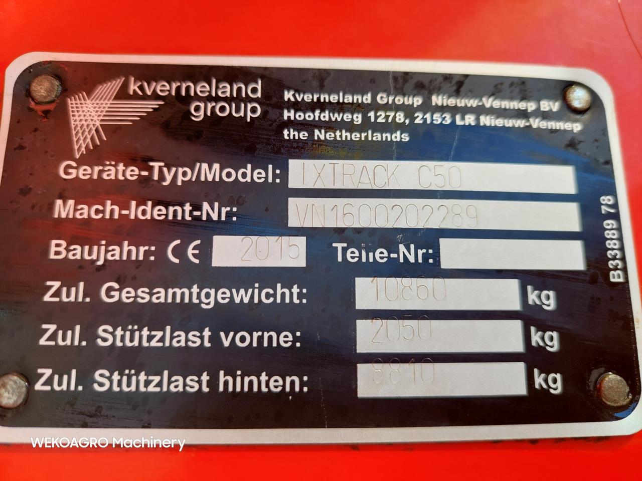 Kverneland ixtrack C50 - 30 m
