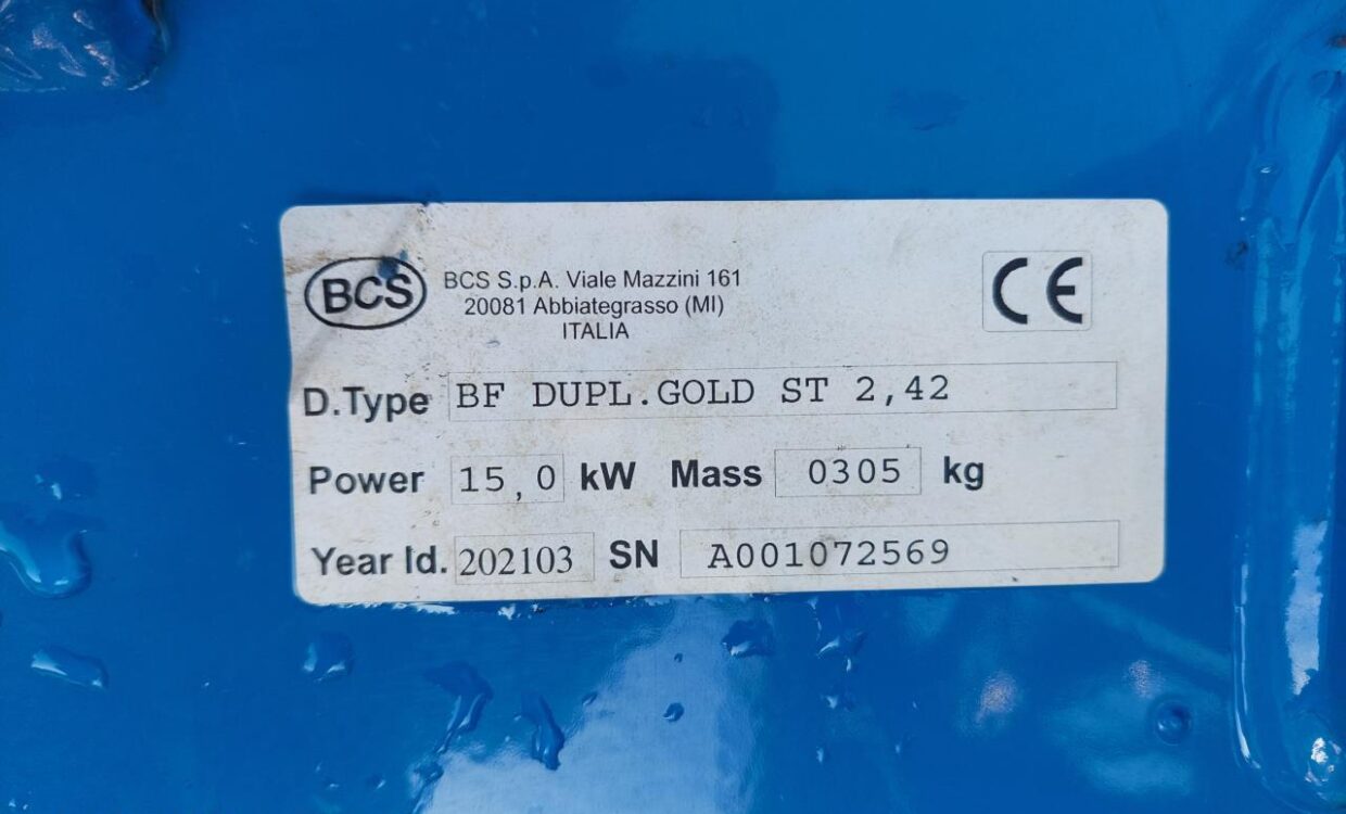 BCS BF DUPLEX GOLD ST 2,42