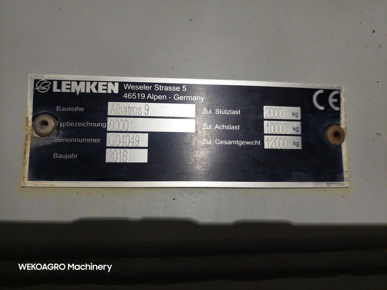 Lemken Albatros 9 6000 L Med GPS