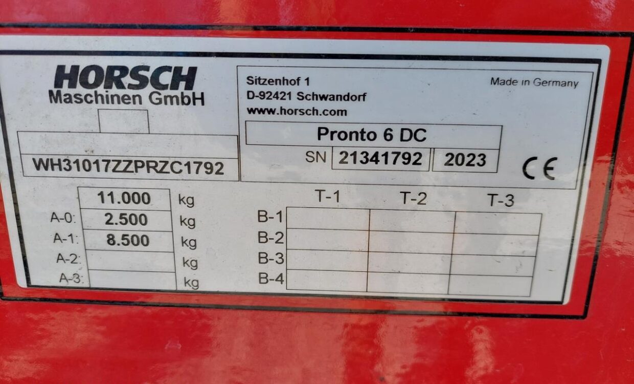 Horsch Pronto 6 DC PPF med MiniDrill