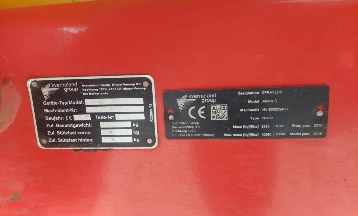 Kverneland Ixtrack C60 - 28m Alubom