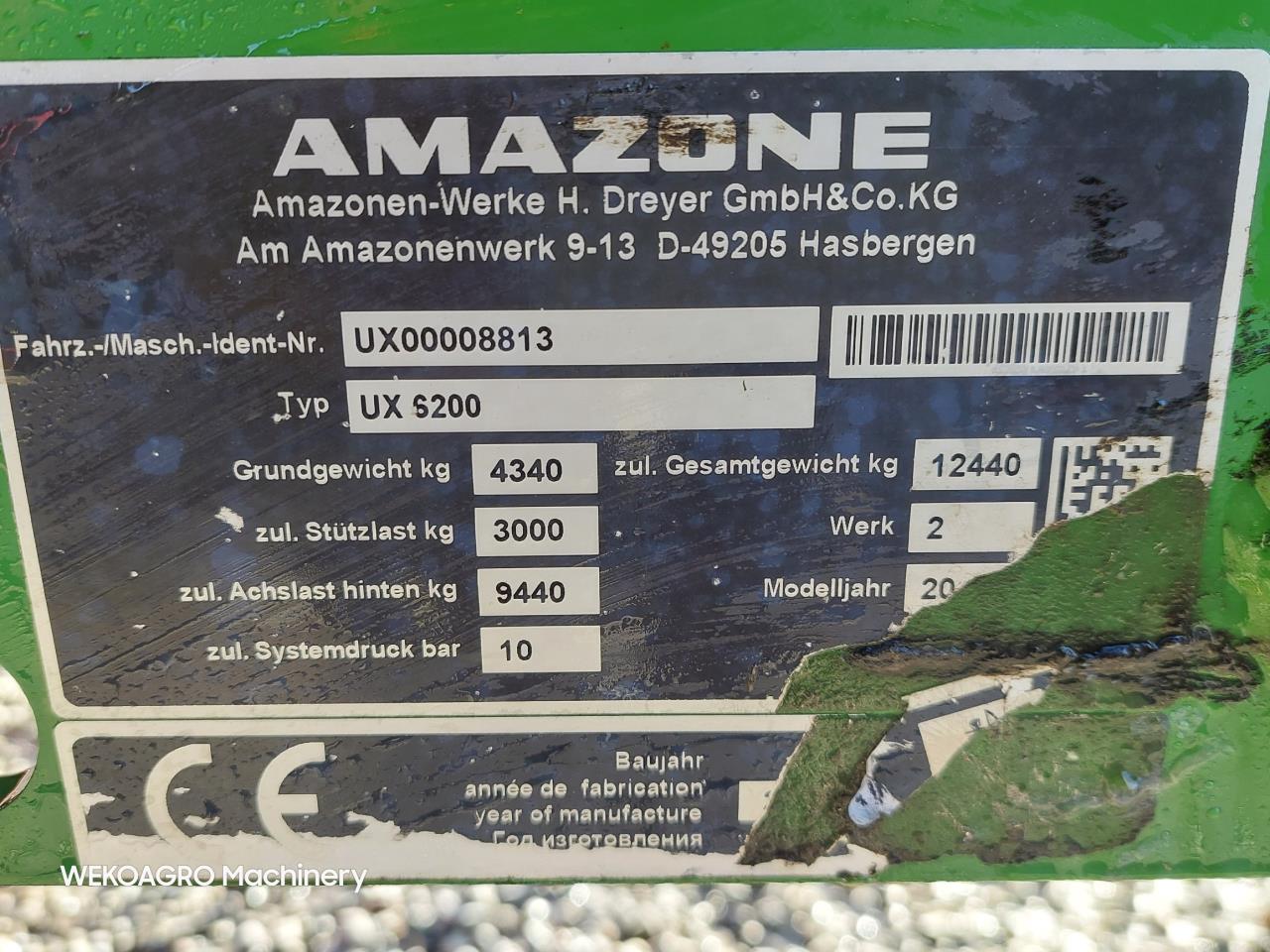 Amazone UX 6200 Super 30-24m