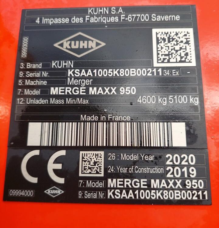 Kuhn Merge Maxx 950
