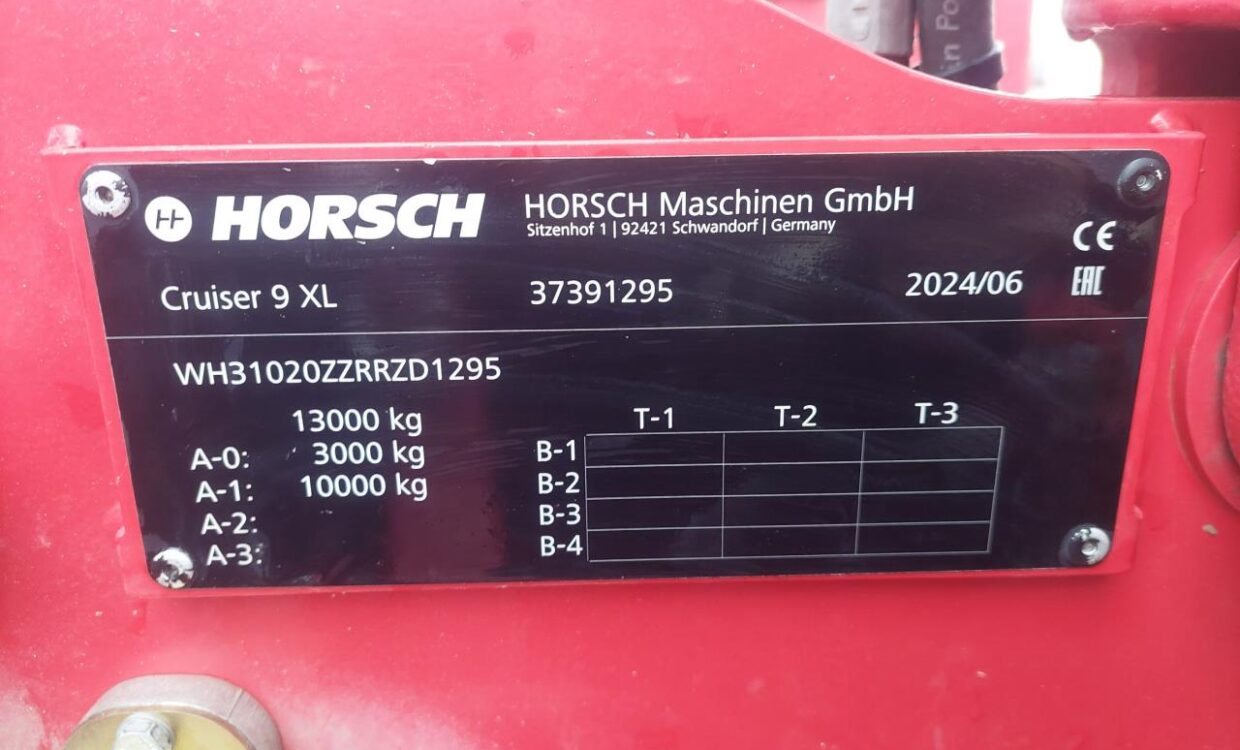 Horsch Cruiser 9 XL