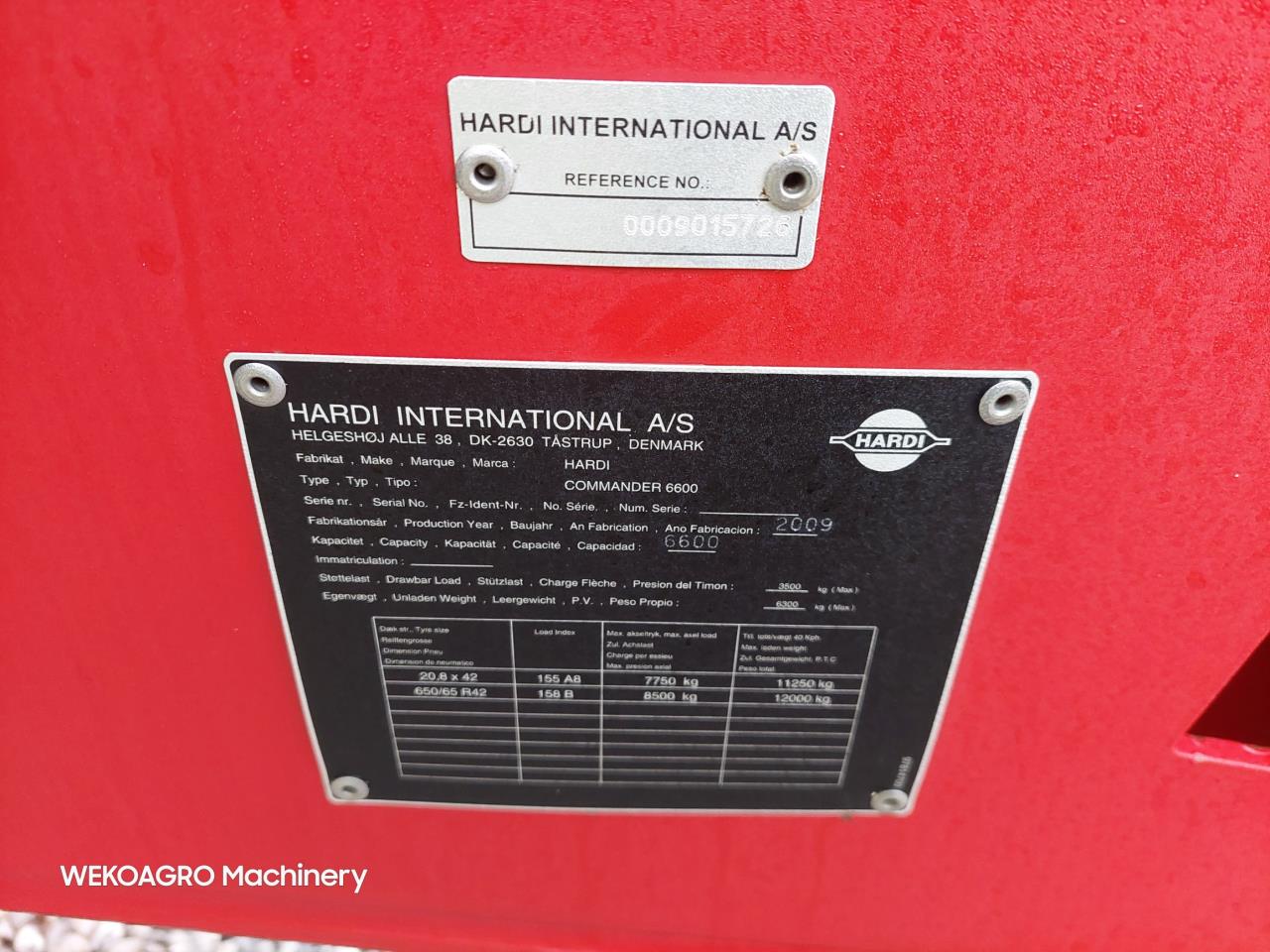 Hardi Commander 6600i - 36m Twin