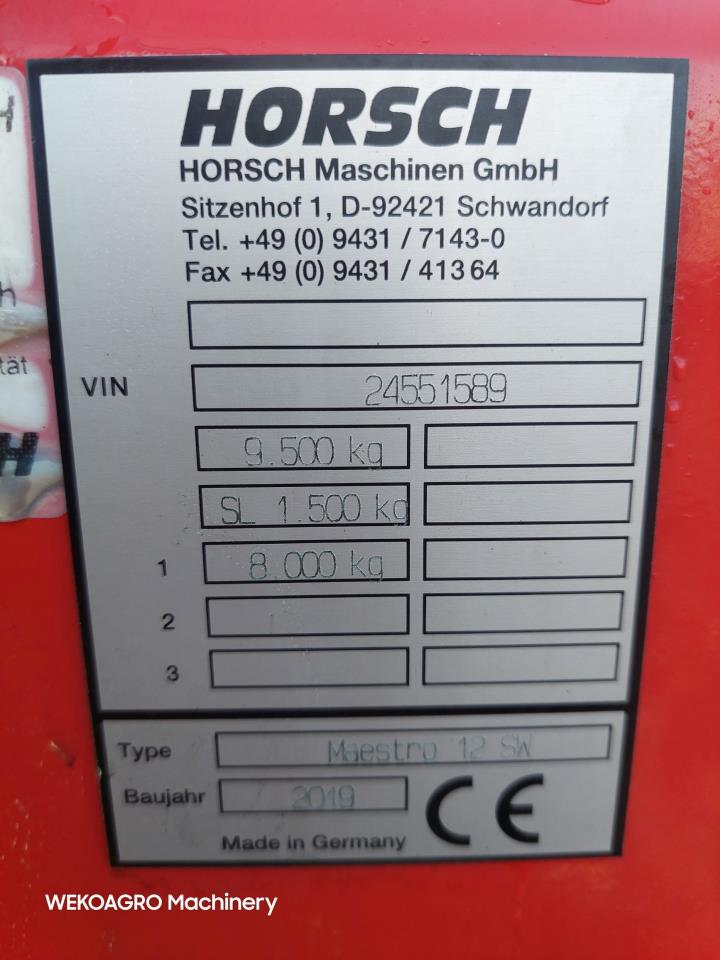 Horsch Maestro 12 SW