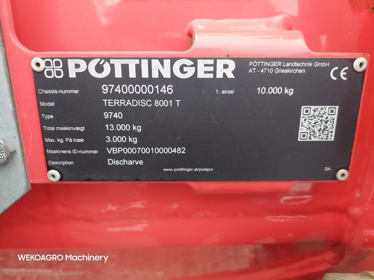 Pöttinger Terradisc 8001 T